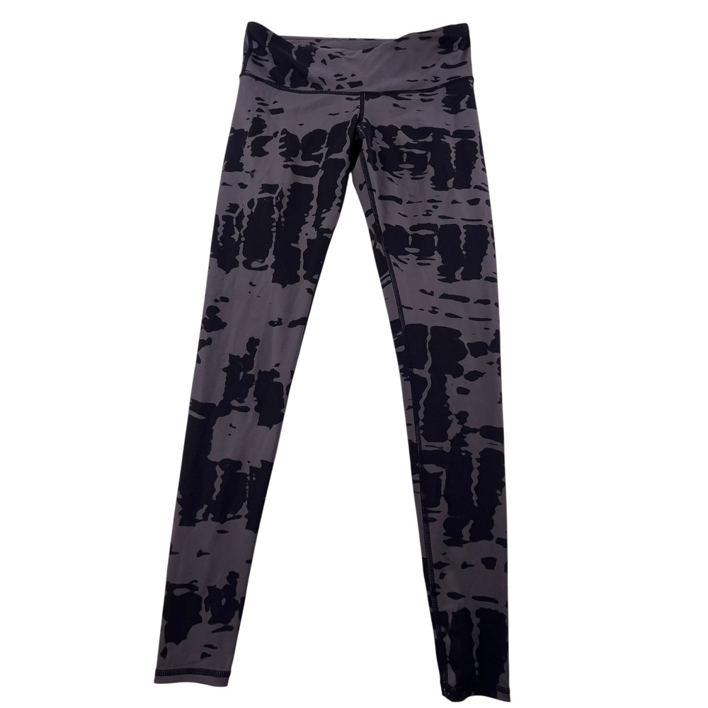 Alo Yoga Grey Black Tie Dye High Waist Leggings XS Activewear Yoga Pants